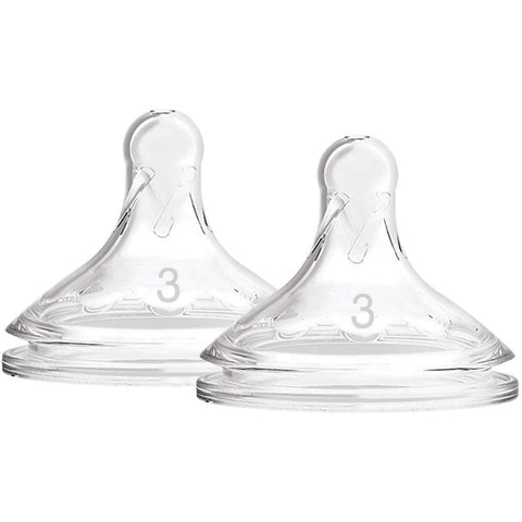 Options Plus Wide Neck Level 3 Teats-Pack Of 2
